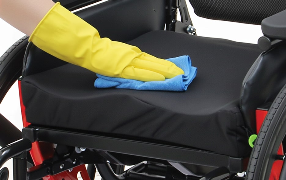 Cleaning Wheelchairs